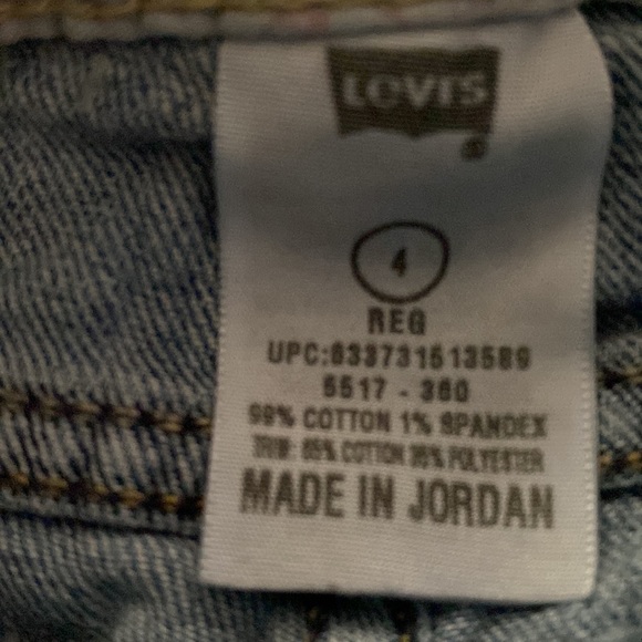 Girls levy’s size 4T - Picture 8 of 8